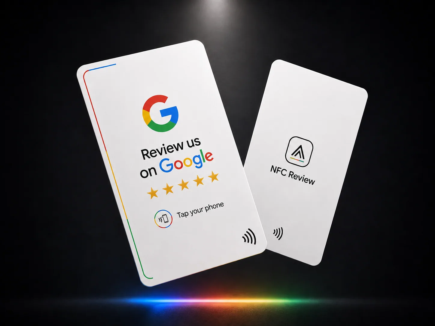Custom Google Review Card — White